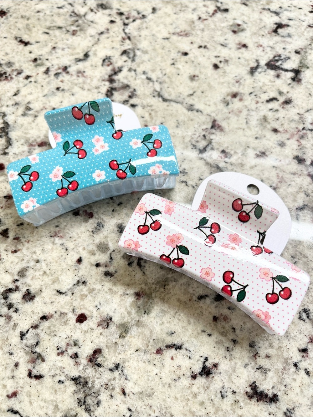 Cherry Hair Clips Set of 2 NWT - Pick 1 Set
